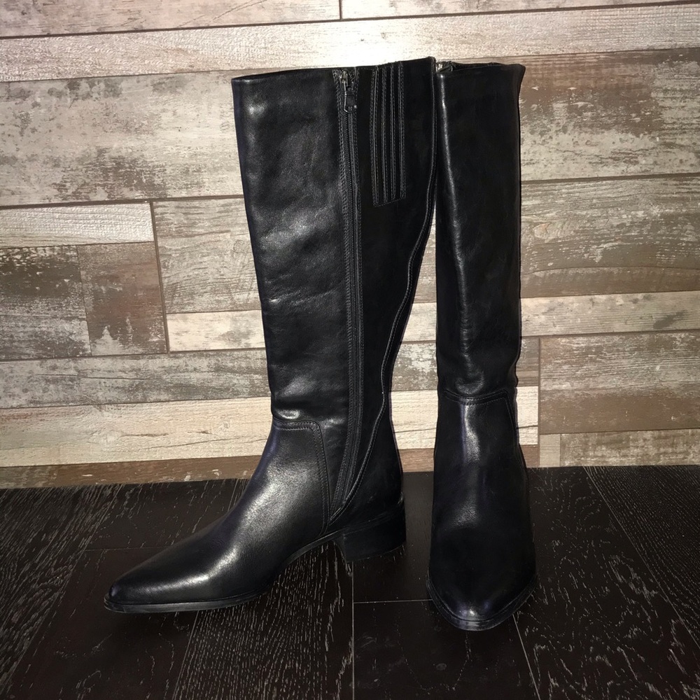 NWT Fanianelli boot hand crafted Italy leather WIDE CALF